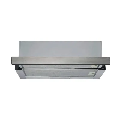 PKM Dunstabzugshaube UBH6002-AH - Flachschirmhaube mit Edelstahlblende, 2 Fettfilter, 319,7 m³/h, LED Beleuchtung 1 X 2,00 Watt, DC-Motor, 60 cm breit, EEK A