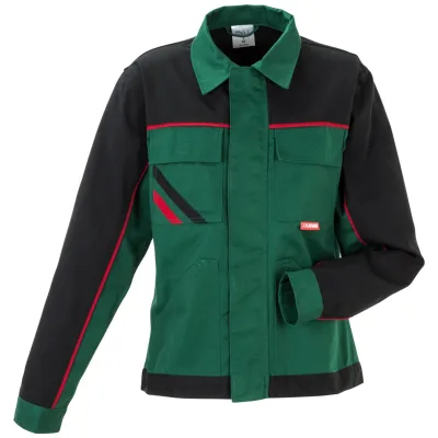 Planam Bundjacke Damen Highline Gr. 36 grün/schwarz/rot