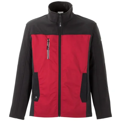 Planam Hybridjacke Norit Herren Gr. 64 rot/schwarz