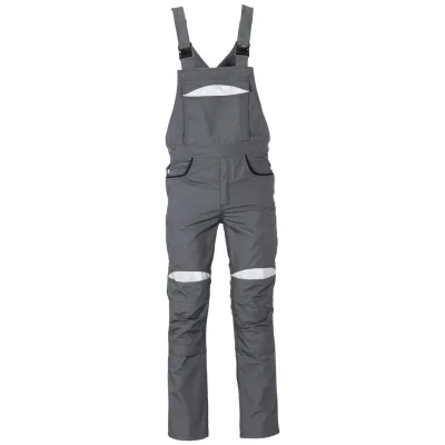 Planam Latzhose DuraWork Gr. 24 grau/schwarz