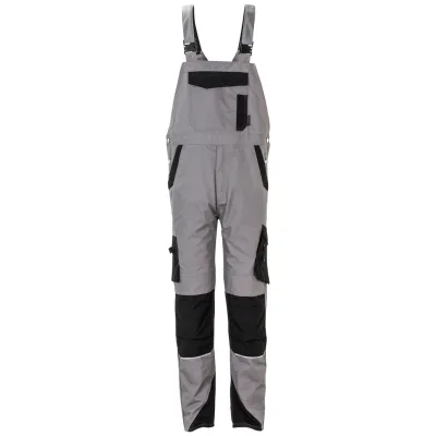Planam Latzhose Norit Herren Gr. 98 zink/schwarz
