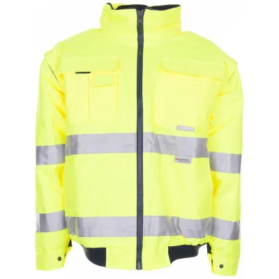 Planam Warnschutz Pilotenjacke uni Gr. 2XL gelb