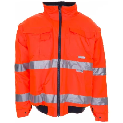 Planam Warnschutz Pilotenjacke uni Gr. 3XL orange
