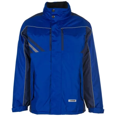 Planam Winterjacke Highline Gr. 5XL kornblau/marine/zink