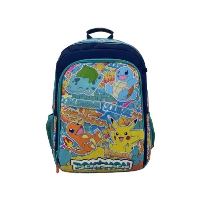Pokémon Rucksack Schulrucksack 35x16x43 cm mit Seitentaschen