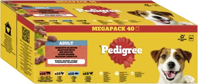 Portionsbeutel Adult in Gelee Gemischte Selektion mit 4 Varietäten 40x 100g