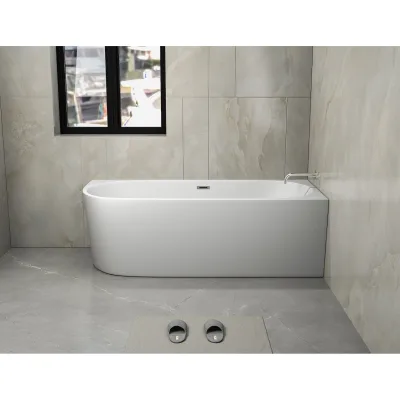 Sanotechnik Badewanne Porto Weiß 170x75x60 cm