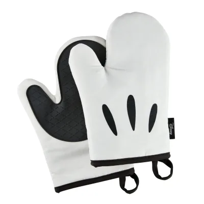 Prestige x Disney Monochrome 2-tlg. Ofenhandschuh-Set weiß