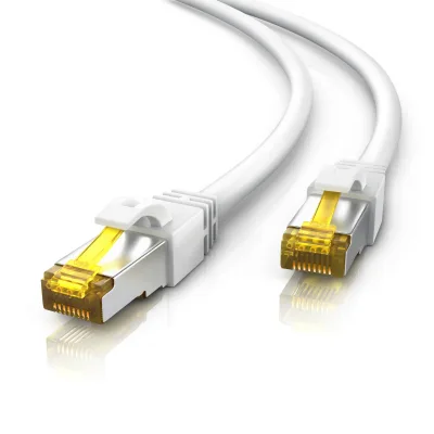 Primewire LAN-Kabel CAT.7, RJ-45 (Ethernet), Gigabit Ethernet S/FTP Netzwerkkabel, 10000 Mbit/s, Patchkabel - 30m