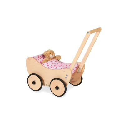 Puppenwagen 'Trixi', natur, 2-tlg.