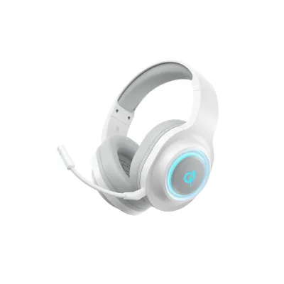 QCY Heroad V200 Gaming Headset 7.1 RGB Bluetooth 240h Akku Weiß
