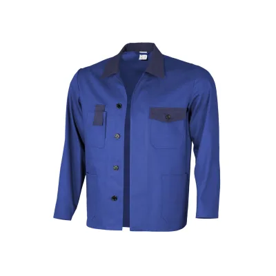 QUALITEX HIGH QUALITY WORKWEAR Arbeitsjacke basic 2-farbig kornblau/marine Damen: 38 Herren: