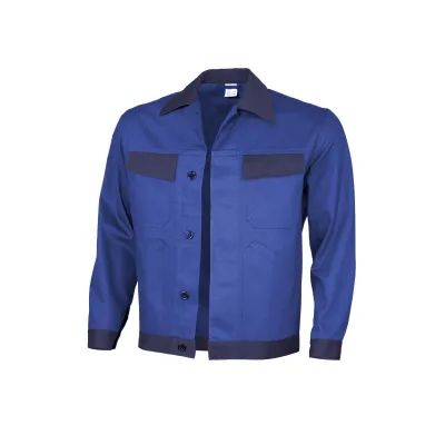 QUALITEX HIGH QUALITY WORKWEAR Bundjacke basic 2-farbig kornblau/marine Damen: 54 Herren: 60