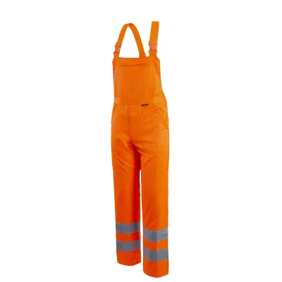 QUALITEX HIGH QUALITY WORKWEAR Latzhose WQ warnorange Damen: 50 Herren: 56