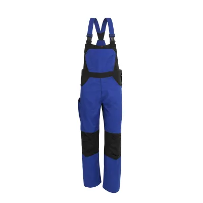 QUALITEX HIGH QUALITY WORKWEAR Latzhose X-Serie kornblau/schwarz Damen: 42 Herren: