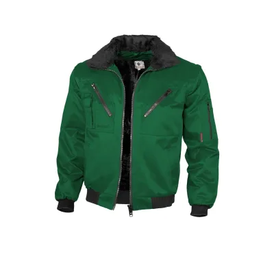 QUALITEX HIGH QUALITY WORKWEAR Pilotenjacke pilotenjacke grün Damen: 60 Herren: 4XL