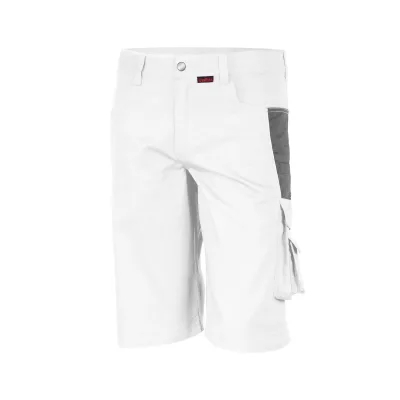 QUALITEX HIGH QUALITY WORKWEAR Shorts PRO weiß/grau Damen: 40 Herren: