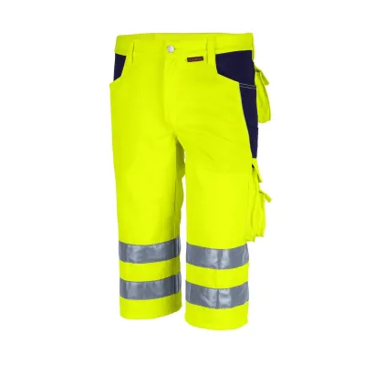 QUALITEX HIGH QUALITY WORKWEAR Shorts PRO WS warngelb/marine Damen: 66 Herren: 72