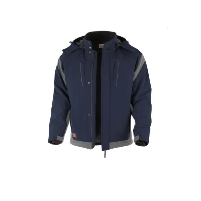 QUALITEX HIGH QUALITY WORKWEAR Softshelljacke PRO Winter marine/grau Damen: 32 Herren: