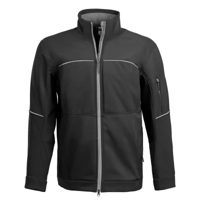 QUALITEX HIGH QUALITY WORKWEAR Softshelljacke RESIST schwarz Herren: