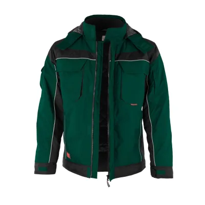 QUALITEX HIGH QUALITY WORKWEAR Winterjacke PRO Winter grün/schwarz Damen: 56 Herren: 3XL