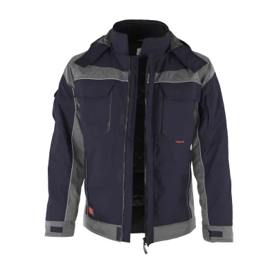 QUALITEX HIGH QUALITY WORKWEAR Winterjacke PRO Winter marine/grau Damen: 56 Herren: 3XL