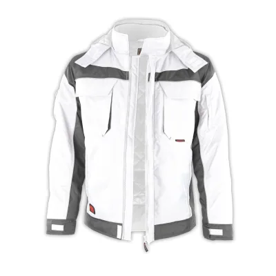 QUALITEX HIGH QUALITY WORKWEAR Winterjacke PRO Winter weiß/grau Damen: 64 Herren: 5XL