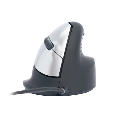 Ergonomische Maus R-Go HE Break mit Pausensoftware, groß (Handlänge ≥ 185mm), für Rechtshänder, verkabelt, schwarz