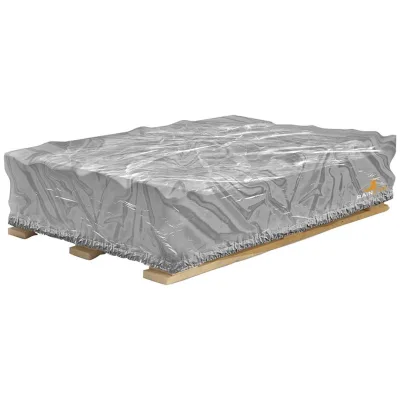 RAINEXO Palettenabdeckhaube, Silbergrau