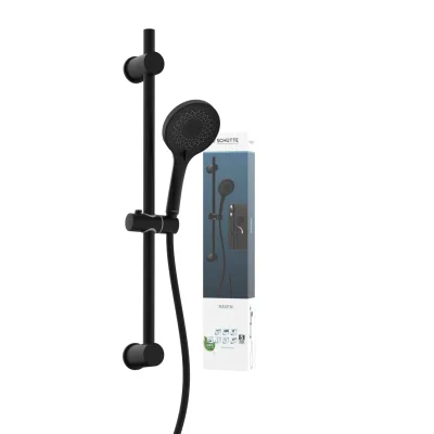 RAVEN Stangenbrause-Set, Schwarz matt