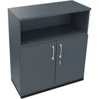 Regalschrank endless 1.000 x 1.133 x 442 mm (B x H x T) anthrazit metallic