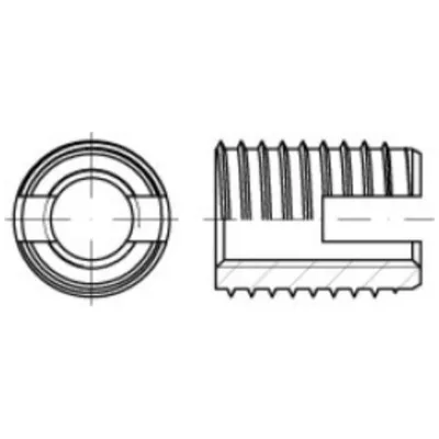 Reidl 88302 ENSAT Edelstahl blank Typ 302 M10