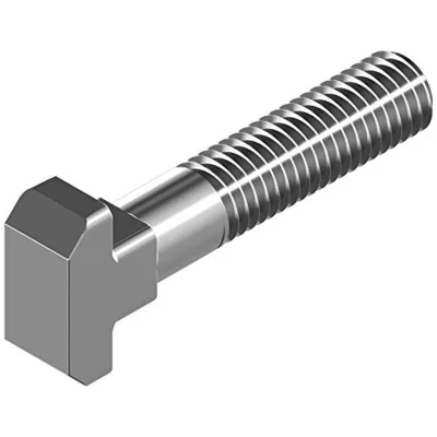 Reidl DIN 186 Hammerkopfschrauben M 10 x 60, Form B, langes Gewinde, mit Mutter, 4.6 blank
