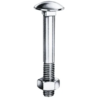 Reidl DIN 603 Flachrundschr. Vierkantansatz M 5 x 30 4.6 verzinkt, mit Mutter