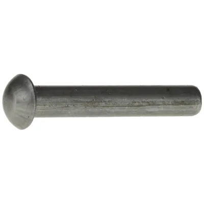 Reidl DIN 660 Halbrundniete 2x5, Stahl blank