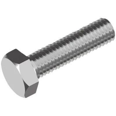 Reidl DIN 933 Sechskantschraube mit Gewinde bis Kopf M 10 x 12 A2 blank