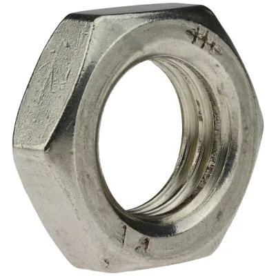 Reidl DIN 936 Sechskantmutter niedrige Form mit Fase, Feingewinde M 12x1,5 A4 blank