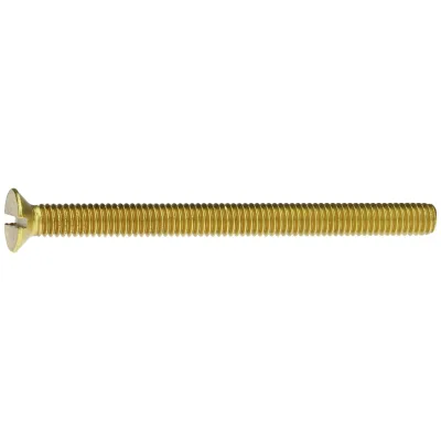 Reidl DIN 963 Senkschrauben mit Schlitz M 2 x 4, Messing blank