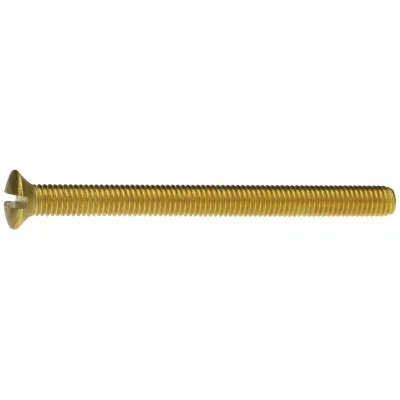 Reidl DIN 964 Linsensenkschraube mit Schlitz M 3 x 20, Messing blank