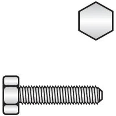Reidl ISO 8676 Sechskantschrauben Gewinde bis Kopf, Fein M 12 x 1,5 x 35, 10.9 verzinkt farblos