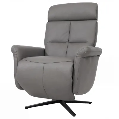 Relaxsessel MCW-L10, Design Fernsehsessel TV-Sessel Liegesessel, Liegefunktion drehbar ~ dunkelgrau