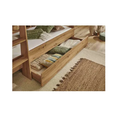 Mid.you Bettkasten Eiche Artisan 165x14x62 cm