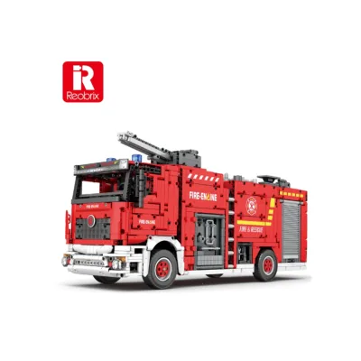 Reobrix 22008 Feuerwehrfahrzeug RC Klemmbaustein 2888 Teile ab 14