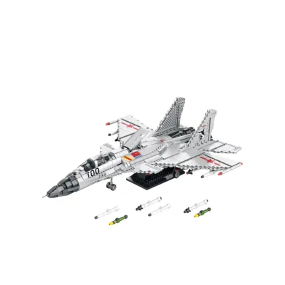 Reobrix 33023 Kampfjet Klemmbaustein Flugzeug Modell 1999 Teile ab 14