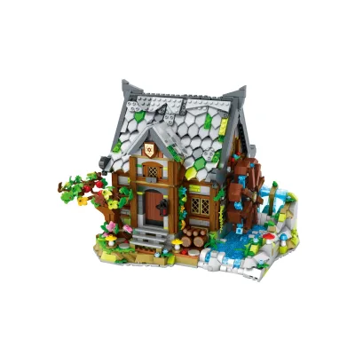 Reobrix 66045 Mittelalterliche Mühle Klemmbaustein 1873 Teile ab 14
