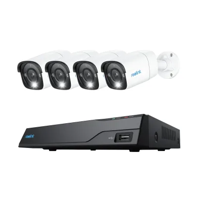Reolink REO - NVS8 12MB4 POE NVR SET Überwachungskameras