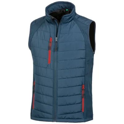 Result Core Cotton Classics-30.238X Hybrid Gilet Compass Gr. M navy/red