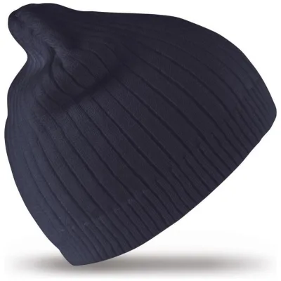Result Headwear Cotton Classics-28.074X Rippstrick Beanie Gr. onesize navy