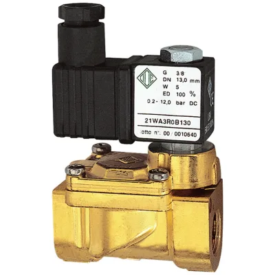 Riegler 2/2-MV,MS,NC,vorge.,230V,50Hz,10VA,FKM,G1/2,PN0,2-16bar
