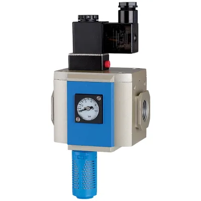 Riegler 3/2-Wege-Anfahrventil »G«, 24 V DC, BG 400, G 1/2, PE 2,5 - 9 bar